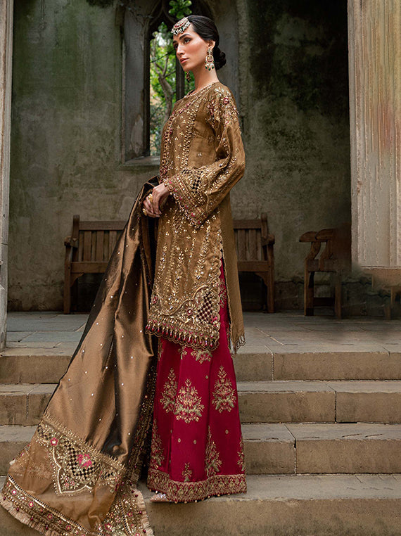 Maria.B Luxury Soiree Embroidered Chiffon Collection 2025 (D4)