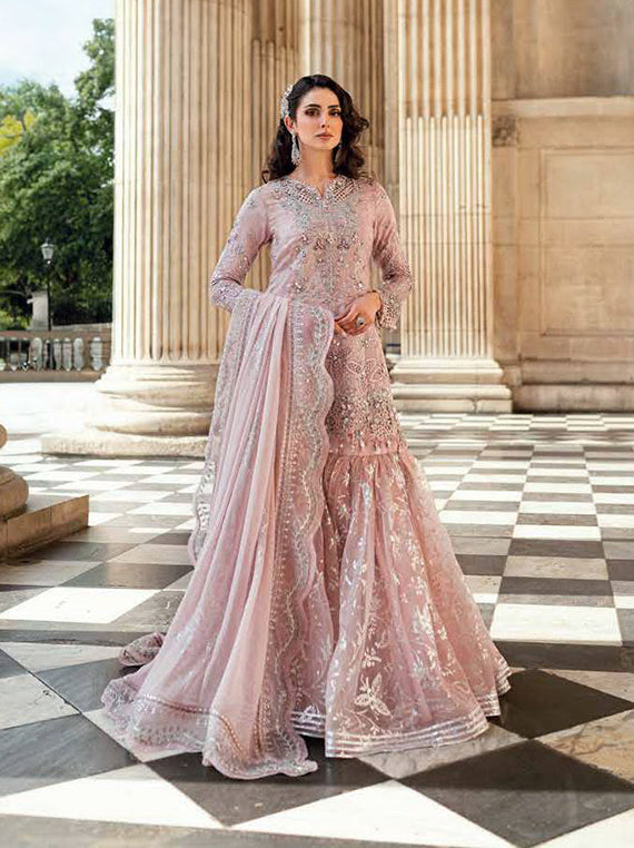 Maria.B Luxury Soiree Embroidered Chiffon Collection 2025 (D5)