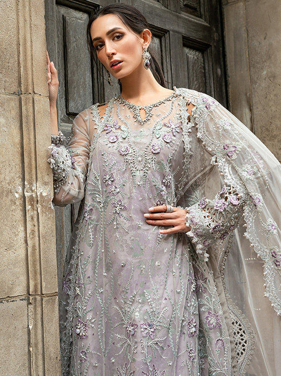 Maria.B Luxury Soiree Embroidered Chiffon Collection 2025 (D7)