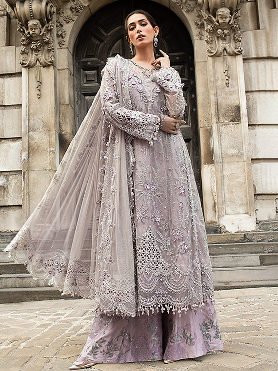 Maria.B Luxury Soiree Embroidered Chiffon Collection 2025 (D7)