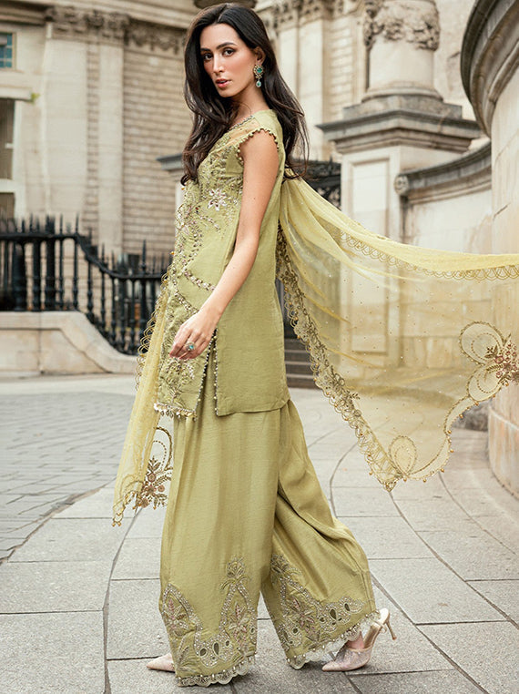 Maria.B Luxury Soiree Embroidered Chiffon Collection 2025 (D8)
