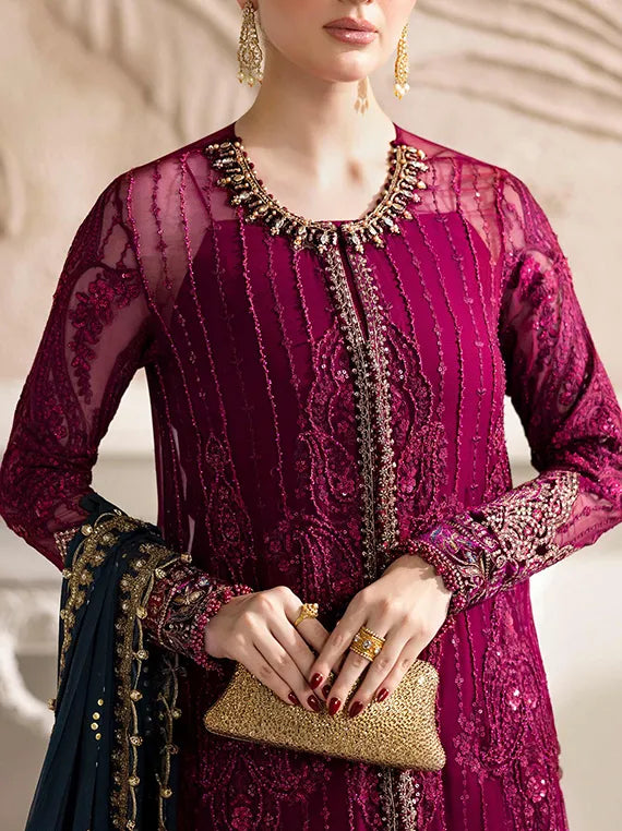 Maria B Embroidered Chiffon Collection 2025 (MPC-25-102)