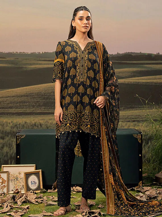 Maria B M-Basics Arabic Lawn Collection 2025 (MB-PFUS25-03B)
