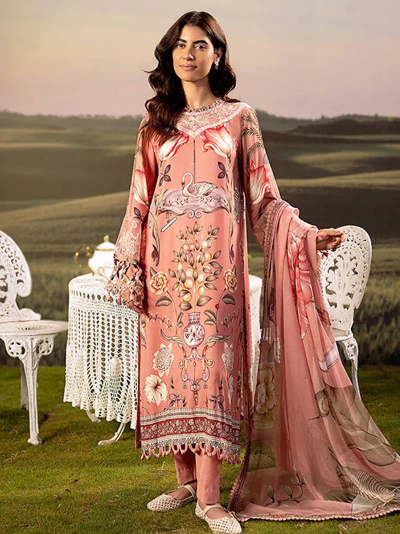 Maria B M-Basics Arabic Lawn Collection 2025 (MB-PFUS25-04B)