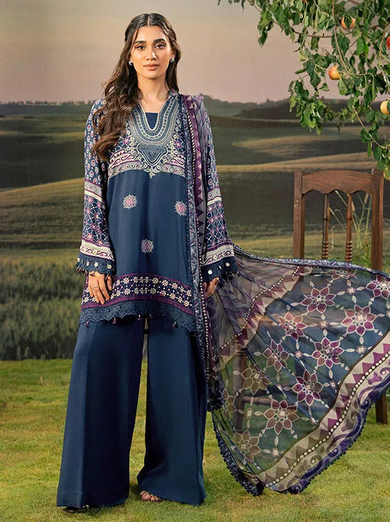 Maria B M-Basics Arabic Lawn Collection 2025 (MB-PFUS25-09B)