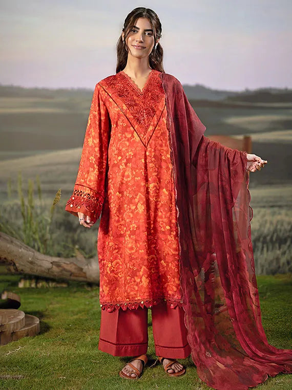Maria B M-Basics Arabic Lawn Collection 2025 (MB-PFUS25-10B)