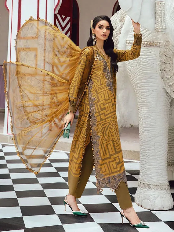 Maria B M-Print Fall Winter Collection 2025 (MPT-2703-A)