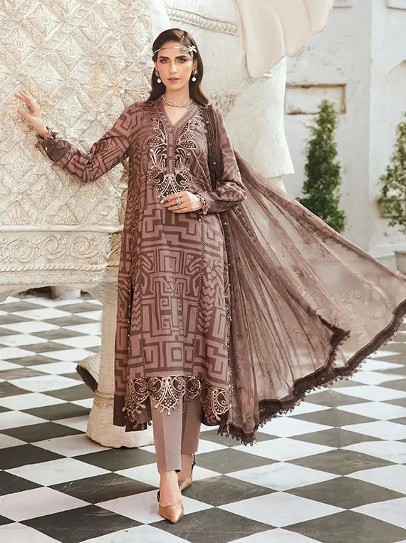 Maria B M-Print Fall Winter Collection 2025 (MPT-2703-B)