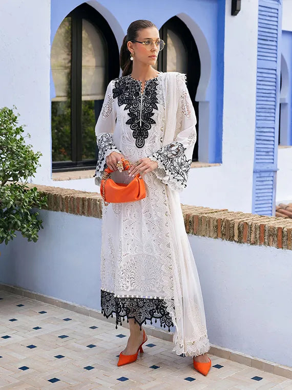 Maria B Voyage Luxury Lawn Collection 2025 (ML-2505-A)