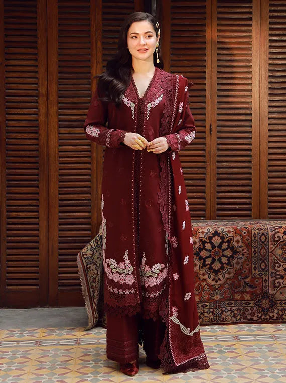 Maryam Hussain Winter Shawl Collection 2025 (WS25-01-Taali)