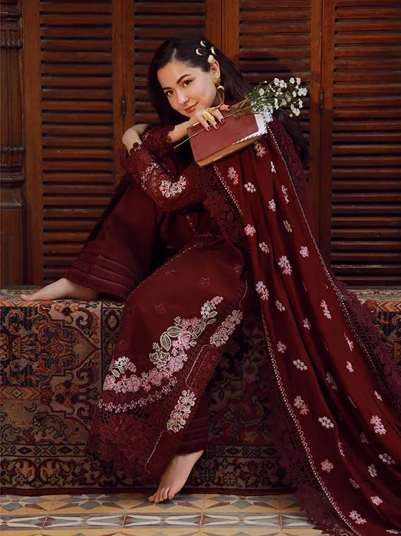 Maryam Hussain Winter Shawl Collection 2025 (WS25-01-Taali)