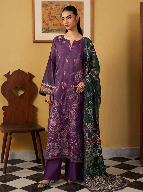 Mashaal by Ramsha Embroidered Lawn Collection 2026 Vol-16 (L-1605)