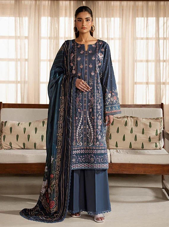 Mashaal by Ramsha Embroidered Lawn Collection 2026 Vol-16 (L-1606)