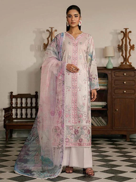 Mashaal by Ramsha Embroidered Lawn Collection 2026 Vol-16 (L-1610)