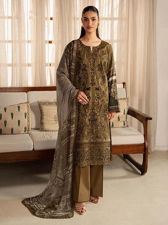 Mashaal by Ramsha Embroidered Lawn Collection 2026 Vol-16 (L-1612)