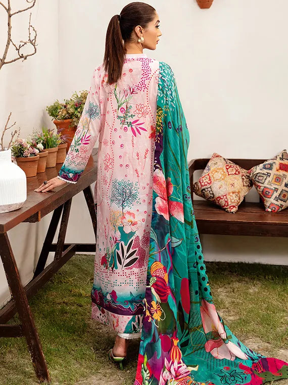Mashaal By Ramsha Luxury Lawn Collection 2024 Vol-12 (L-1204)
