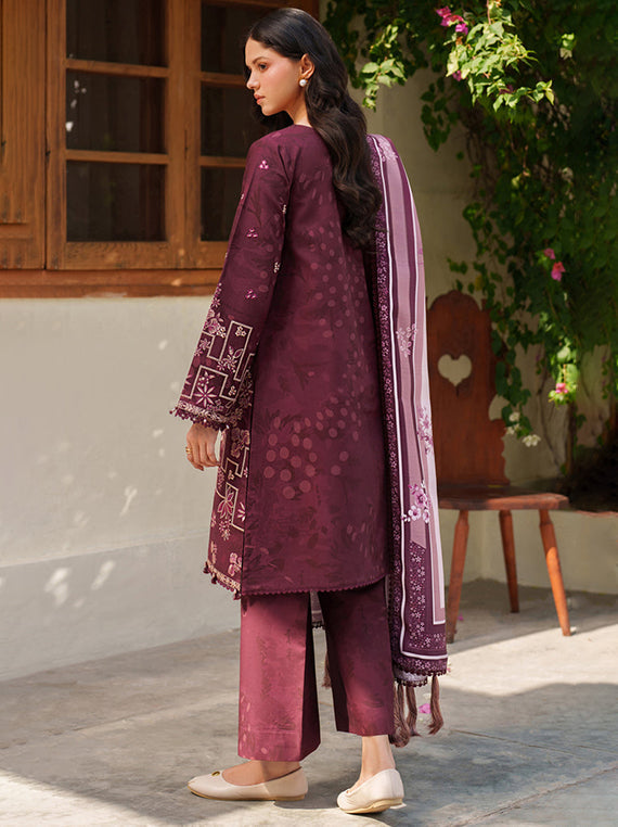 Multi-Brand Winter Collection 2026 (Farasha-10-MAUVE-CREAM)