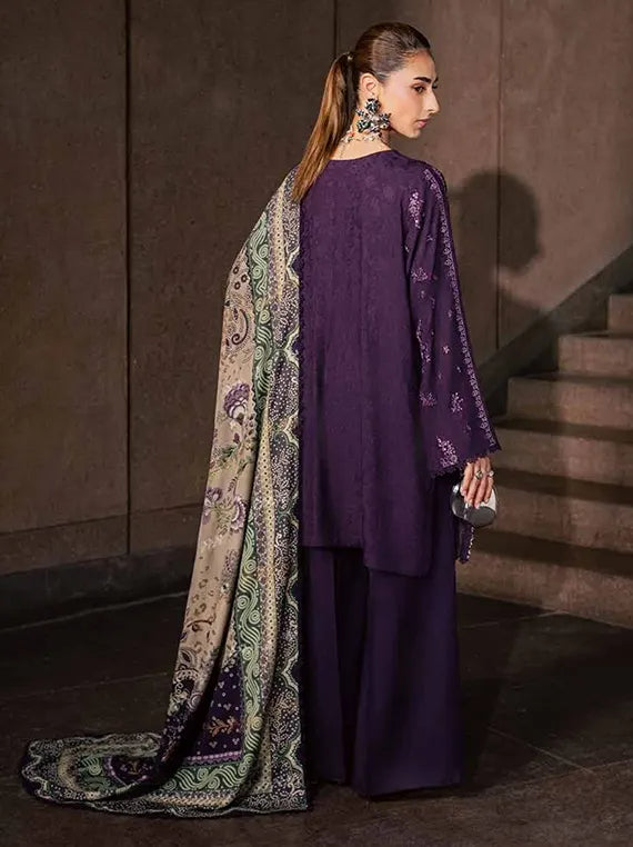 Maya Linen by Nureh Embroidered Unstitched Collection'26 (NW-127)