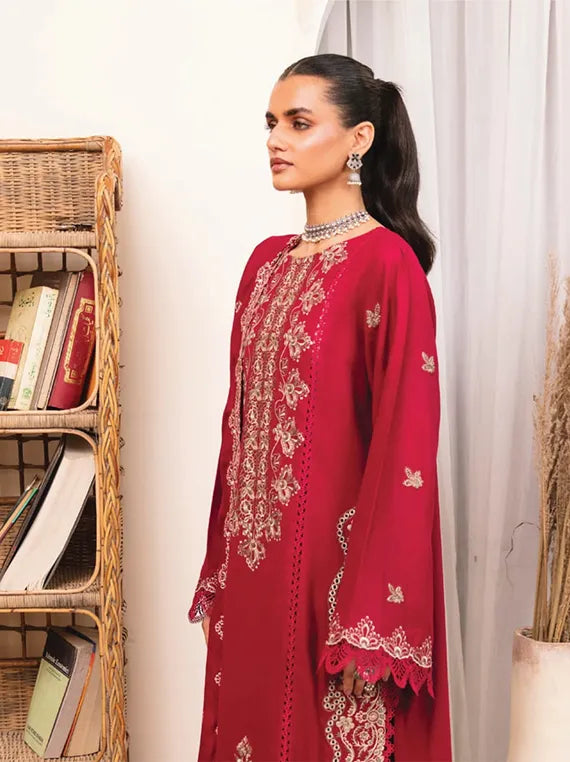 Mayal Embroidered Woollen Collection 2024 By Celts (D-10)