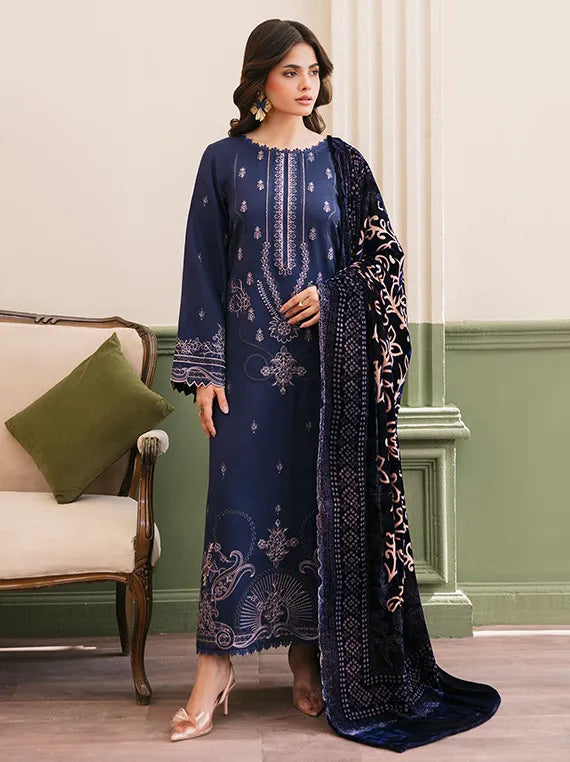 Mayal by Celts Embroidered Dhanak Collection 2026 (MD-01)