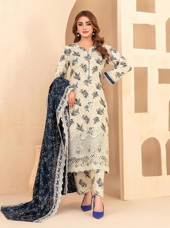 Mayesha Embroidered khaddar Rotary Collection 2025 By Tawakkal Fabrics (D-5094)