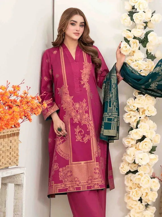 Meara Lawn Broshia Banarsi Collection 2025 (D-1424)