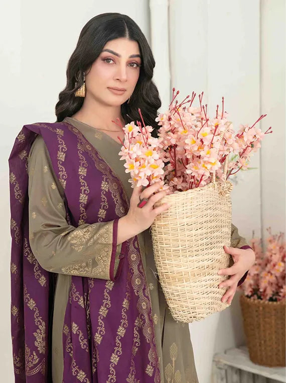 Meara Lawn Broshia Banarsi Collection 2025 (D-1427)