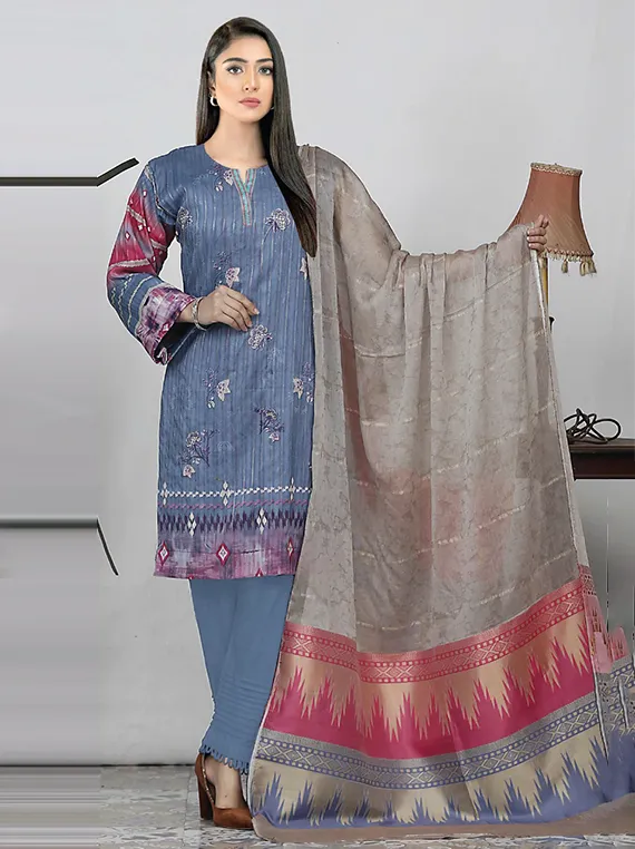 Meena Kari Lawn Collection 2024 By Subrang (D-01)