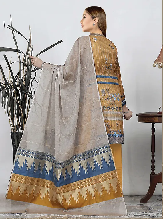 Meena Kari Lawn Collection 2024 By Subrang (D-04)