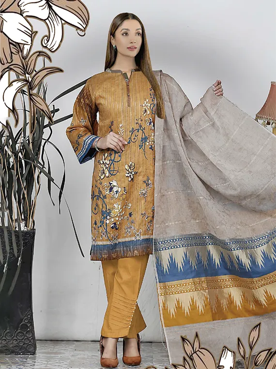 Meena Kari Lawn Collection 2024 By Subrang (D-04)