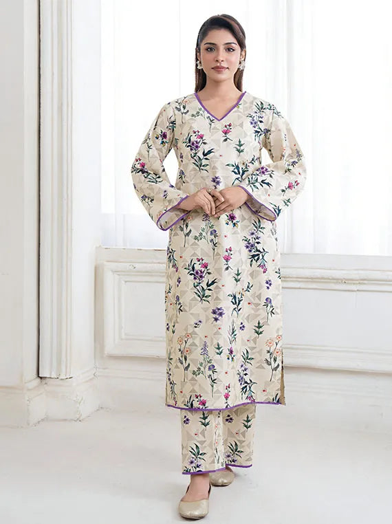 Meerak Elegance Persinified Lawn Collection 2025 (02-Gleam)