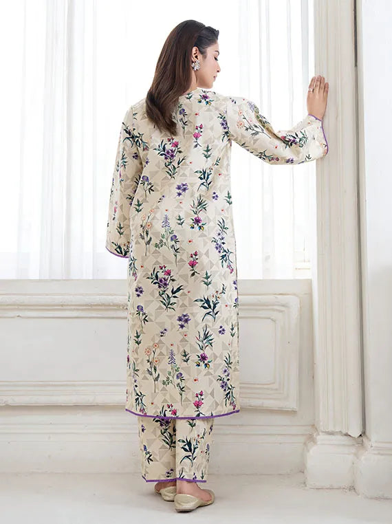 Meerak Elegance Persinified Lawn Collection 2025 (02-Gleam)