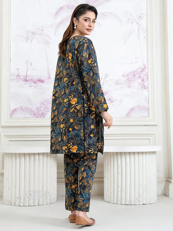 Meerak Elegance Persinified Lawn Collection 2025 (03-Charm)