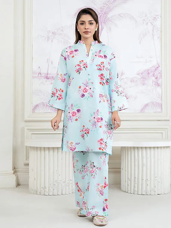 Meerak Elegance Persinified Lawn Collection 2025 (04-Poise)