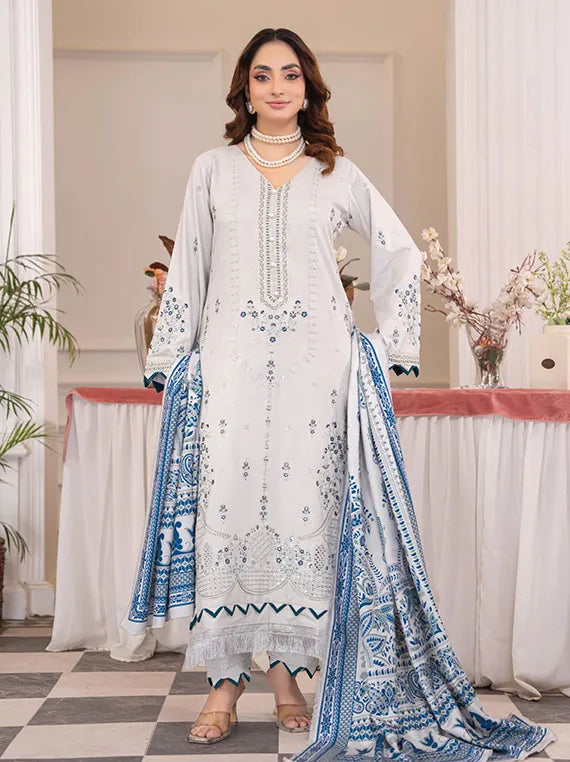 Mehrma Embroidered Dhanak Collection 2025 by BR