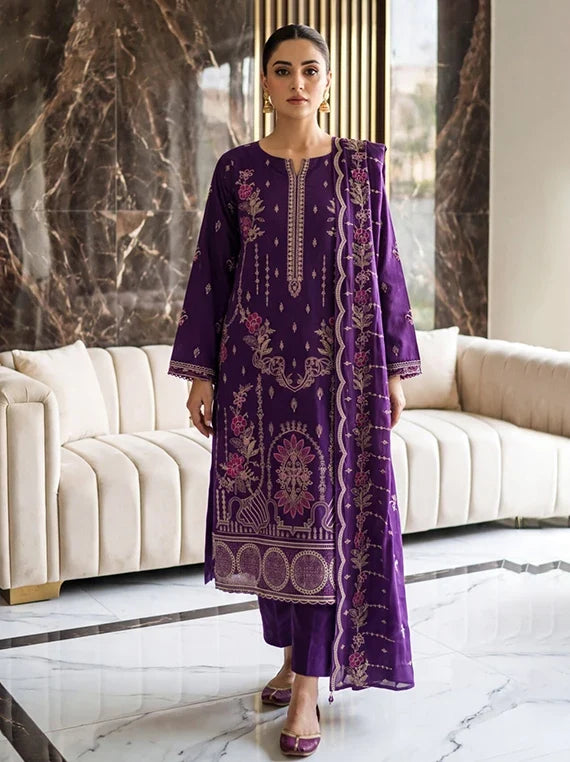 Mehwar by Manizay Premium Karandi Collection 2026 (D-02)