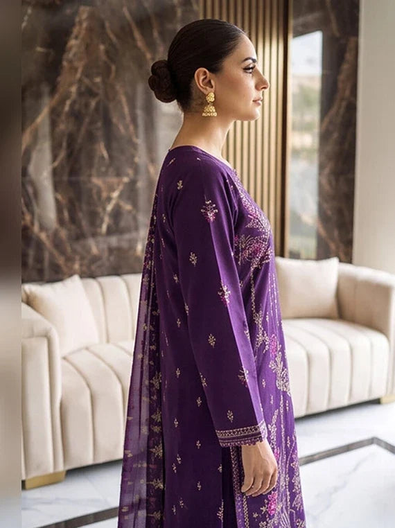 Mehwar by Manizay Premium Karandi Collection 2026 (D-02)