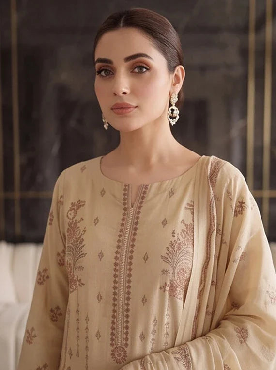 Mehwar by Manizay Premium Karandi Collection 2026 (D-03)