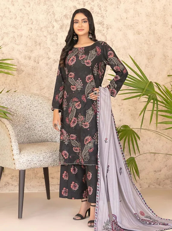Melek Printed Embroidered Collection 2025 by Tawakkal Fabrics (D-03)