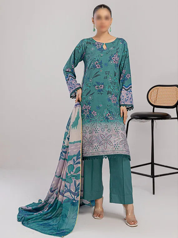 Meraki Embroidered Staple Doriya Collection 2025 By Fantak (D-03)