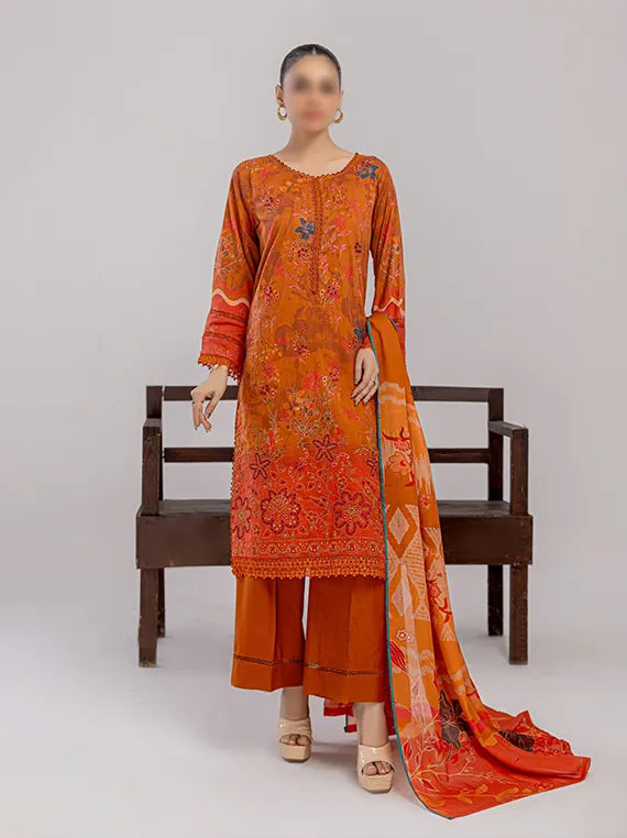 Meraki Embroidered Staple Doriya Collection 2025 By Fantak (D-07)
