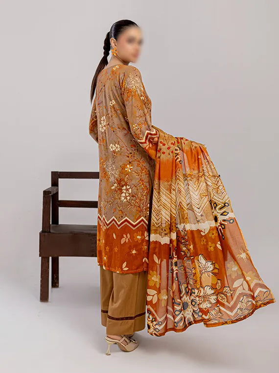 Meraki Embroidered Staple Doriya Collection 2025 By Fantak (D-09)