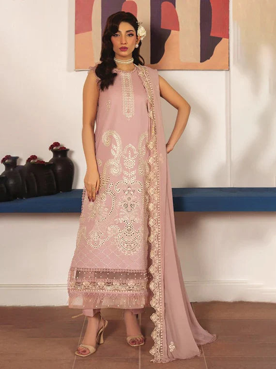 Meraki by Hamdam Embroidered Lawn Collection 2026 (D-04)