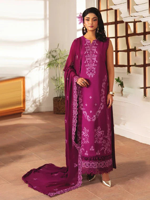 Meraki by Hamdam Embroidered Lawn Collection 2026 (D-05)