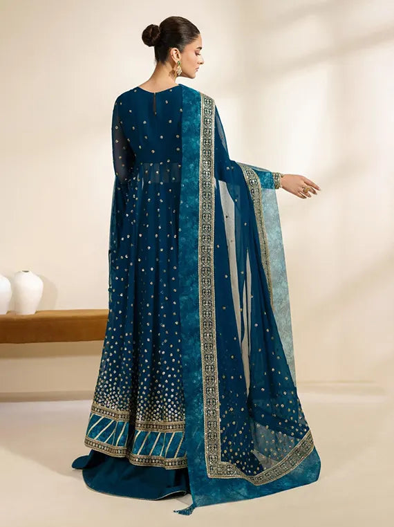 Meraki by Zarif Embroidered Chiffon Collection 2026 (ZR-MEK-08)