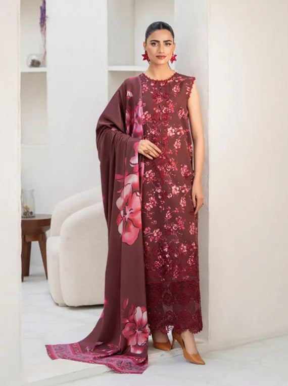 Millennium by Sanam Saeed Embroidered Khaddar Collection 2026 (D-03)