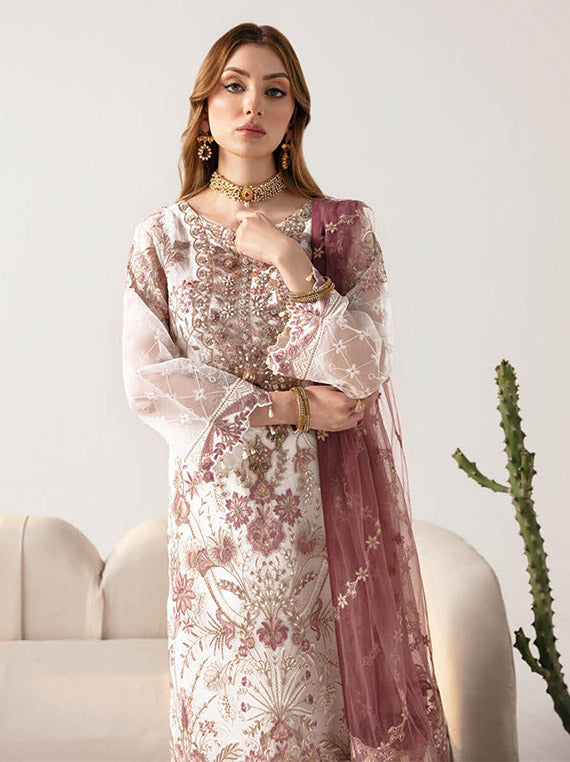 Minhal By Ramsha Chiffon Collection 2024 Vol-11 (M-1102)