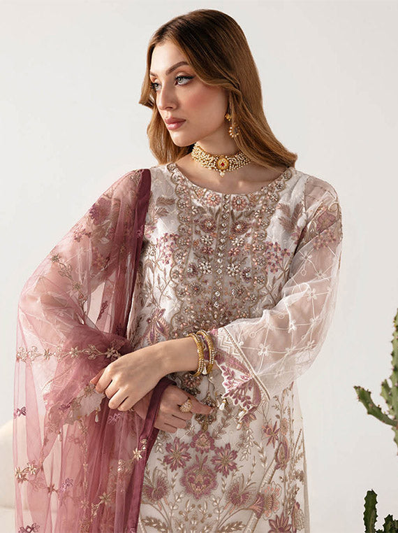 Minhal By Ramsha Chiffon Collection 2024 Vol-11 (M-1102)