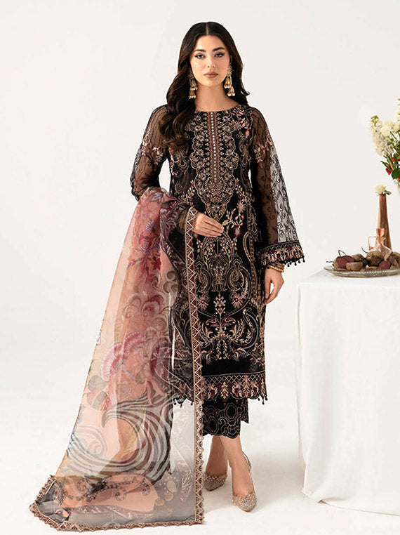 Minhal By Ramsha Chiffon Collection 2024 Vol-11 (M-1105)