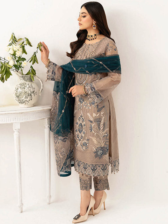 Minhal By Ramsha Chiffon Collection 2024 Vol-11 (M-1106)